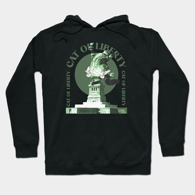 Cat of Liberty Hoodie by Iceyah